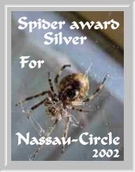 Silver Spider Award, customized for Nassau Circle!